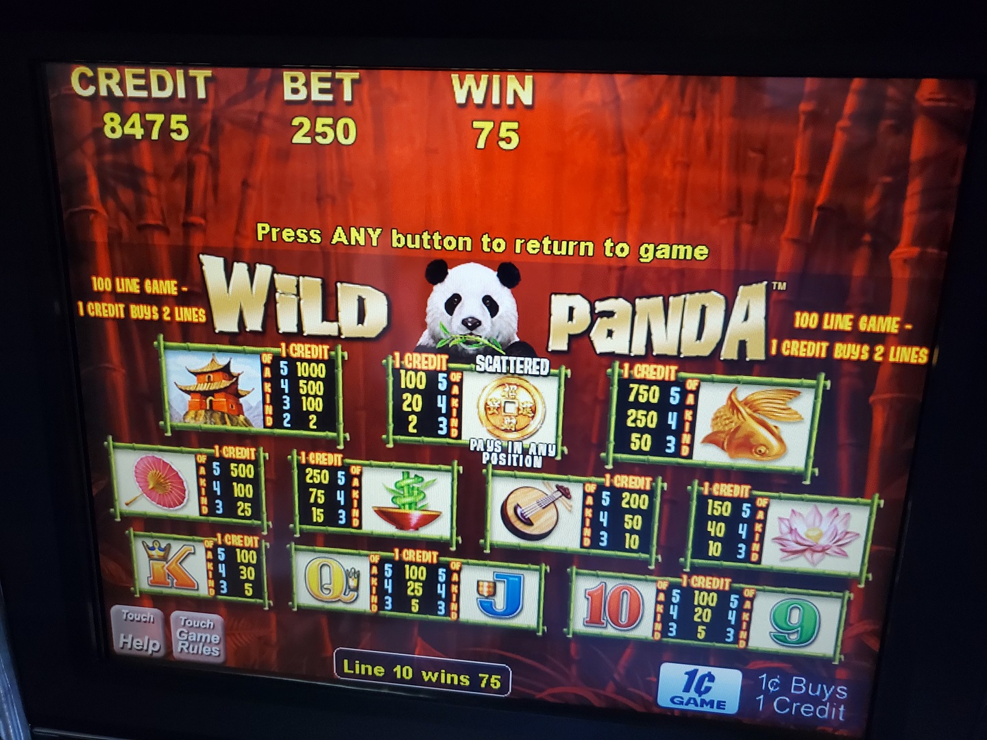 Slot panda